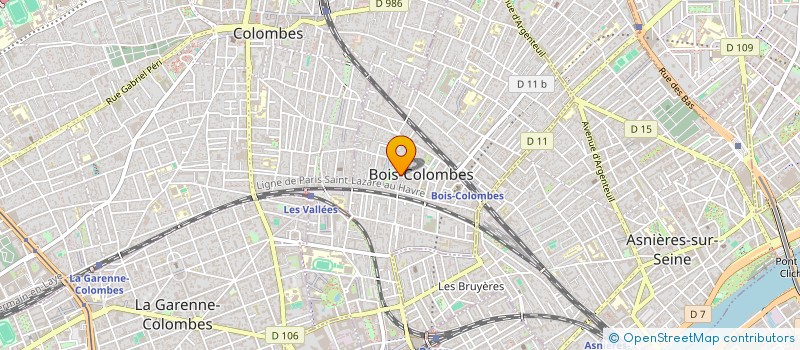 localisation de l'entreprise RESEAUX ET SERVICES APPLIQUES à BOIS-COLOMBES