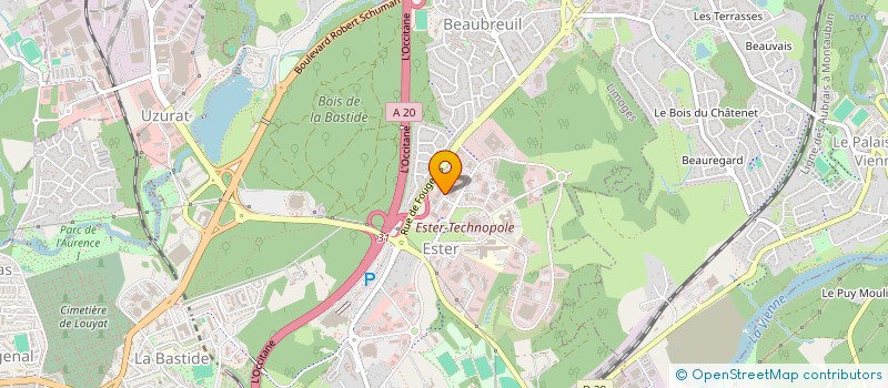 localisation de l'entreprise RESEAUX ET SERVICES SUD OUEST à LIMOGES