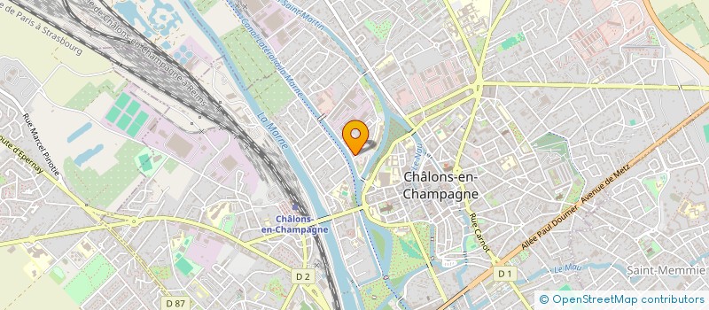 localisation de l'entreprise RESEAUX ET TELECOMMUNICATIONS CHALONS-EN-CHAMPAGNE  CHALONS-EN-CHAMPAGNE