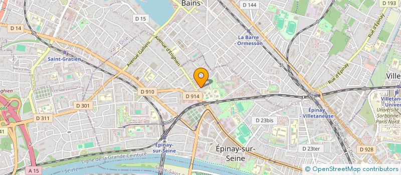 localisation de l'entreprise RESEAUX FIBRE ET COAXIAL à EPINAY-SUR-SEINE