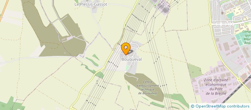 localisation de l'entreprise RESEAUX FIBRE OPTIQUE  BOUQUEVAL