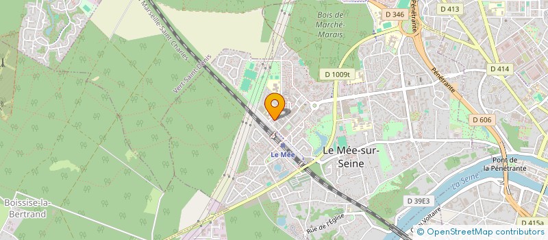 localisation de l'entreprise RESEAUX FRANCE NETTOYAGE  LE MEE-SUR-SEINE