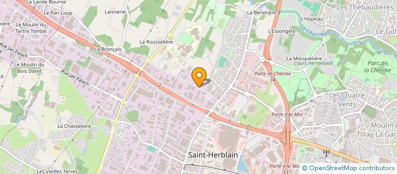 localisation de l'entreprise RESEAUX IMPULXION à SAINT-HERBLAIN