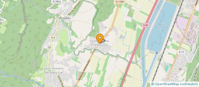 localisation de l'entreprise RESEAUX INVESTIGATIONS SILLON ALPIN  CHAPAREILLAN