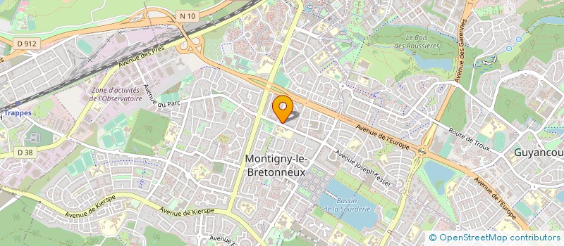 localisation de l'entreprise RESEAUX MARIANNE à MONTIGNY-LE-BRETONNEUX