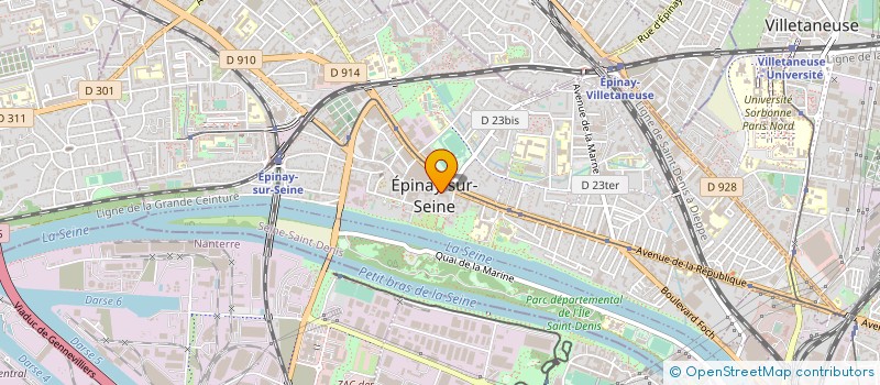 localisation de l'entreprise RESEAUX OPERATIO ALTERNA DEVELOP SOCIAL à EPINAY-SUR-SEINE