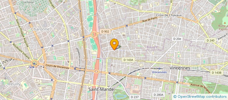 localisation de l'entreprise RESEAUX PLUS à MONTREUIL