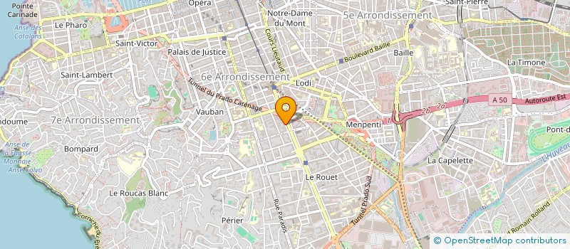 localisation de l'entreprise RESEAUX PRO à MARSEILLE