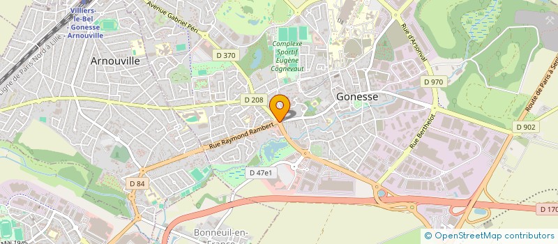 localisation de l'entreprise RESEAUX PRO à GONESSE