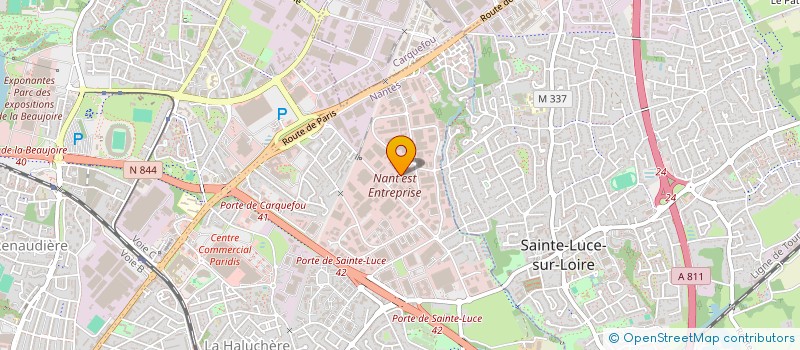 localisation de l'entreprise RESEAUX PRO RENOV' à NANTES
