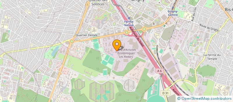 localisation de l'entreprise RESEAUX & SERVICES à GRIGNY
