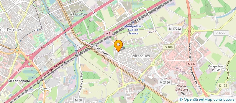 localisation de l'entreprise RESEAUX SYSTEME INFORMATION TELECOMMUNIC à LATTES