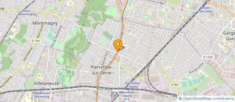 localisation de l'entreprise RESEAUX TECH.COM à PIERREFITTE-SUR-SEINE