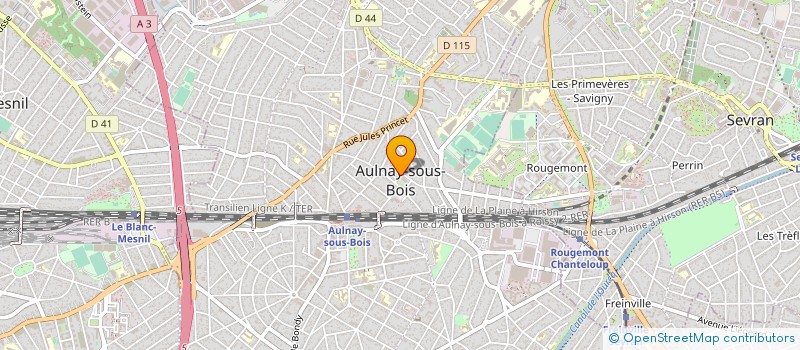 localisation de l'entreprise RESEAUX TELECOM ET BATIMENT à AULNAY-SOUS-BOIS