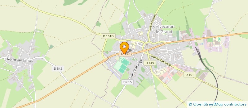 localisation de l'entreprise RESEAUX TELECOM PICARD  CREVECUR-LE-GRAND