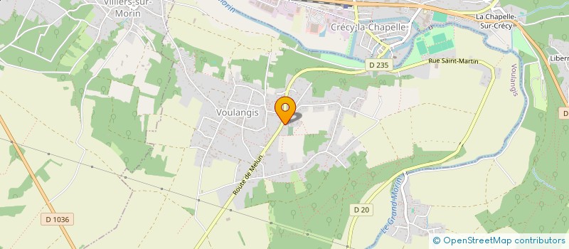 localisation de l'entreprise RESEAUX VOIRIE TRAVAUX PUBLICS à COUTEVROULT