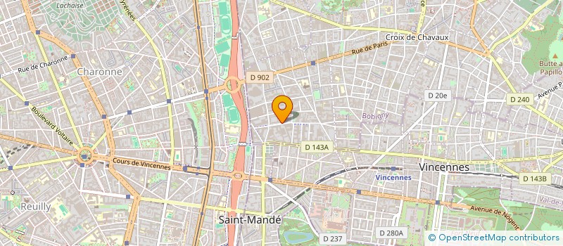 localisation de l'entreprise RESEAUXCOM à MONTREUIL
