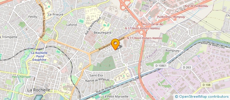 localisation de l'entreprise RESEL IMMO  LA ROCHELLE