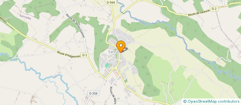 localisation de l'entreprise RESENDE S  SAMADET