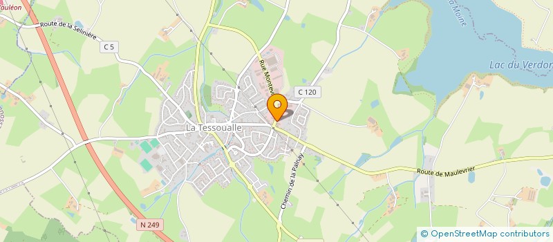 localisation de l'entreprise RESER  LA TESSOUALLE