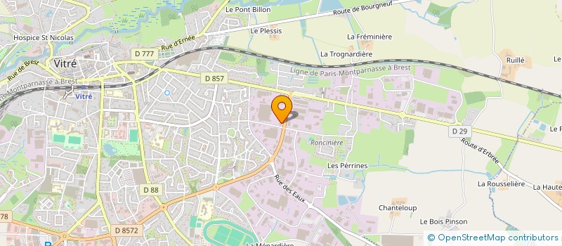 localisation de l'entreprise RESERV  VITRE