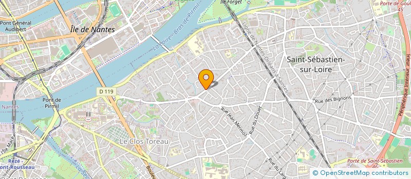 localisation de l'entreprise RESERVATION à SAINT-SEBASTIEN-SUR-LOIRE