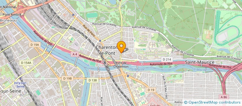 localisation de l'entreprise RESERVATION HOTELIERES DE FRANCE à SAINT-MAURICE