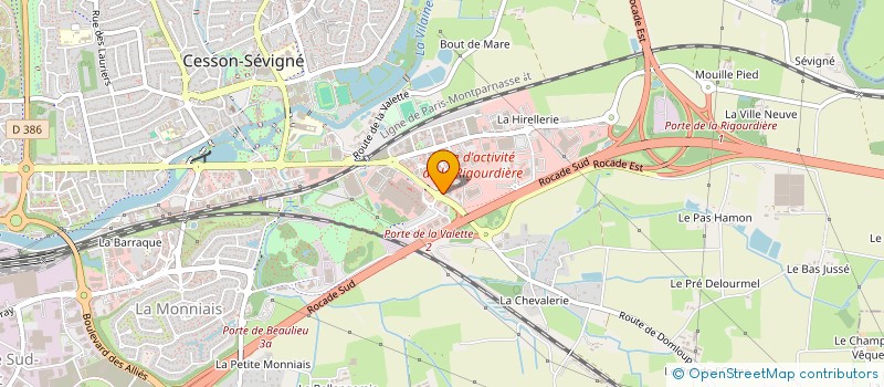 localisation de l'entreprise RESERVATION ORGANIS MARKETING COMMERC  CESSON-SEVIGNE