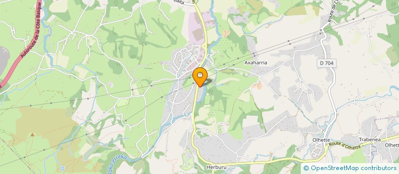 localisation de l'entreprise RESERVATIONS TAXIS ET TRANSPORTS SOCOA à URRUGNE