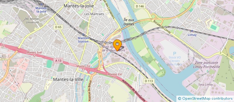 localisation de l'entreprise RESERVE BTP à MANTES-LA-VILLE