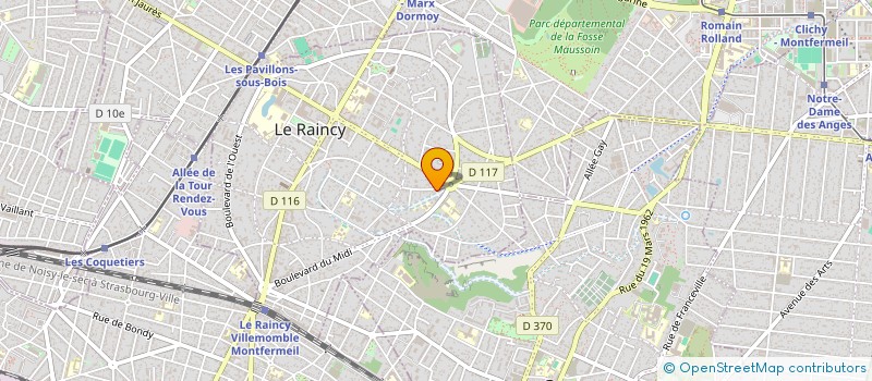 localisation de l'entreprise RESERVE DE VANILLE à LE RAINCY