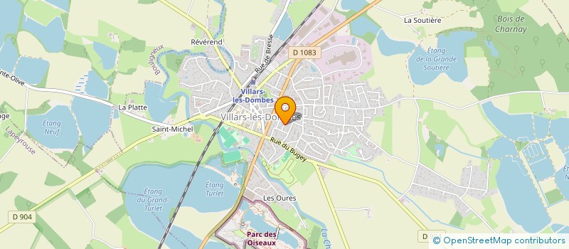 localisation de l'entreprise RESERVE SECRETE  VILLARS-LES-DOMBES