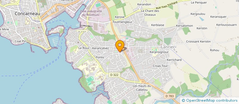 localisation de l'entreprise RESERVER EN BRETAGNE à CONCARNEAU