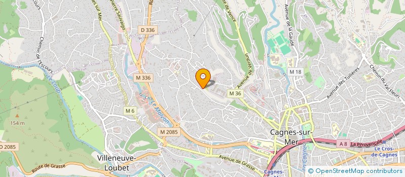 localisation de l'entreprise RESERVEVTC à CAGNES-SUR-MER