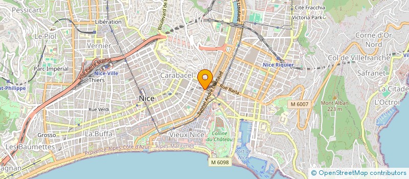 localisation de l'entreprise RESERVO-ART à NICE
