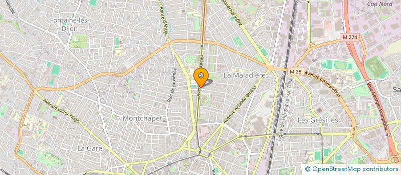 localisation de l'entreprise RESERVOIR  DIJON