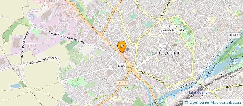 localisation de l'entreprise RESERVOIR BIERE à SAINT-QUENTIN