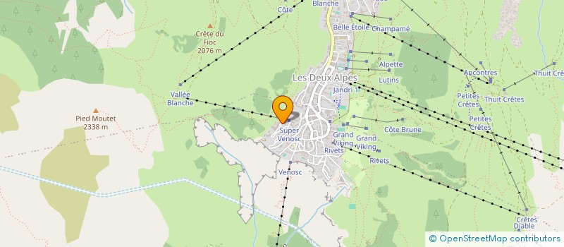 localisation de l'entreprise RESERVOIR BOARDS à LES DEUX ALPES