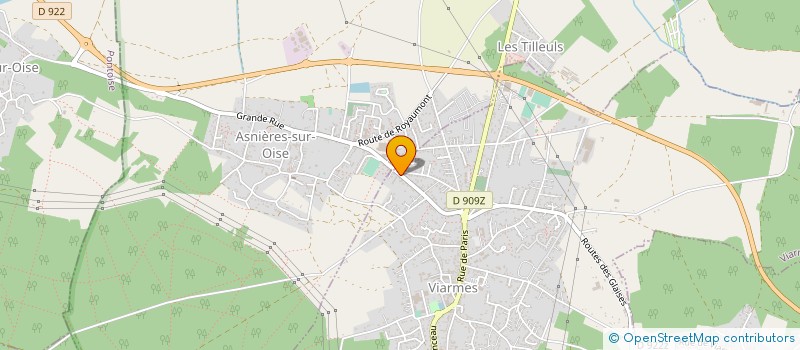 localisation de l'entreprise RESERVOIR GOLF à VIARMES