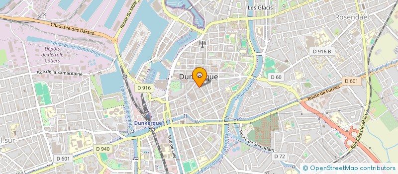 localisation de l'entreprise RESERVOIR HOT-DOGS  DUNKERQUE