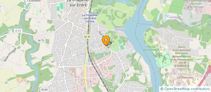 localisation de l'entreprise RESERVOYAGES à LA CHAPELLE-SUR-ERDRE