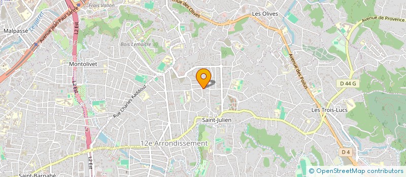 localisation de l'entreprise RESET-ENERGIE  MARSEILLE