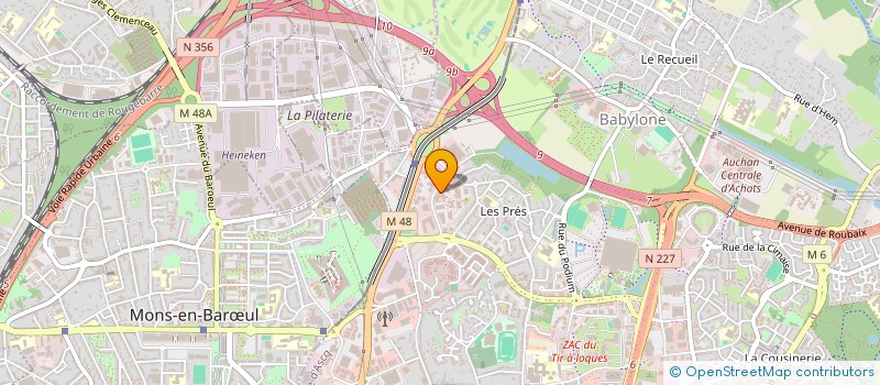 localisation de l'entreprise RESET ET MATCH à VILLENEUVE-D'ASCQ