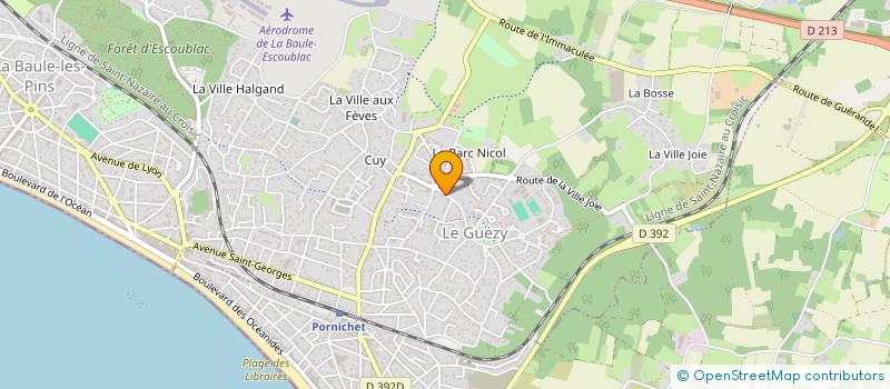 localisation de l'entreprise RESI.RENT  LA BAULE-ESCOUBLAC