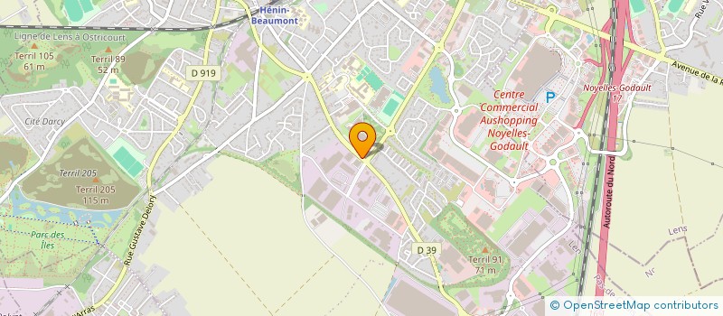 localisation de l'entreprise RESI TECH SOLS INDUSTRIELS à HENIN-BEAUMONT