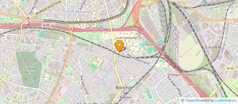 localisation de l'entreprise RESI TOITURE à LILLE