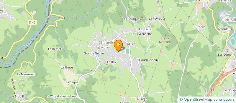 localisation de l'entreprise RESI TRANQUILLE à LA CHAPELLE-D'AUREC