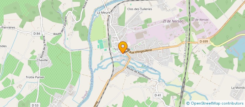 localisation de l'entreprise RESIBAT à SIREUIL