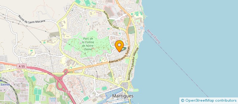 localisation de l'entreprise RESIBAT à MARTIGUES