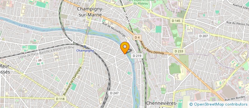localisation de l'entreprise RESICITY à SAINT-MAUR-DES-FOSSES